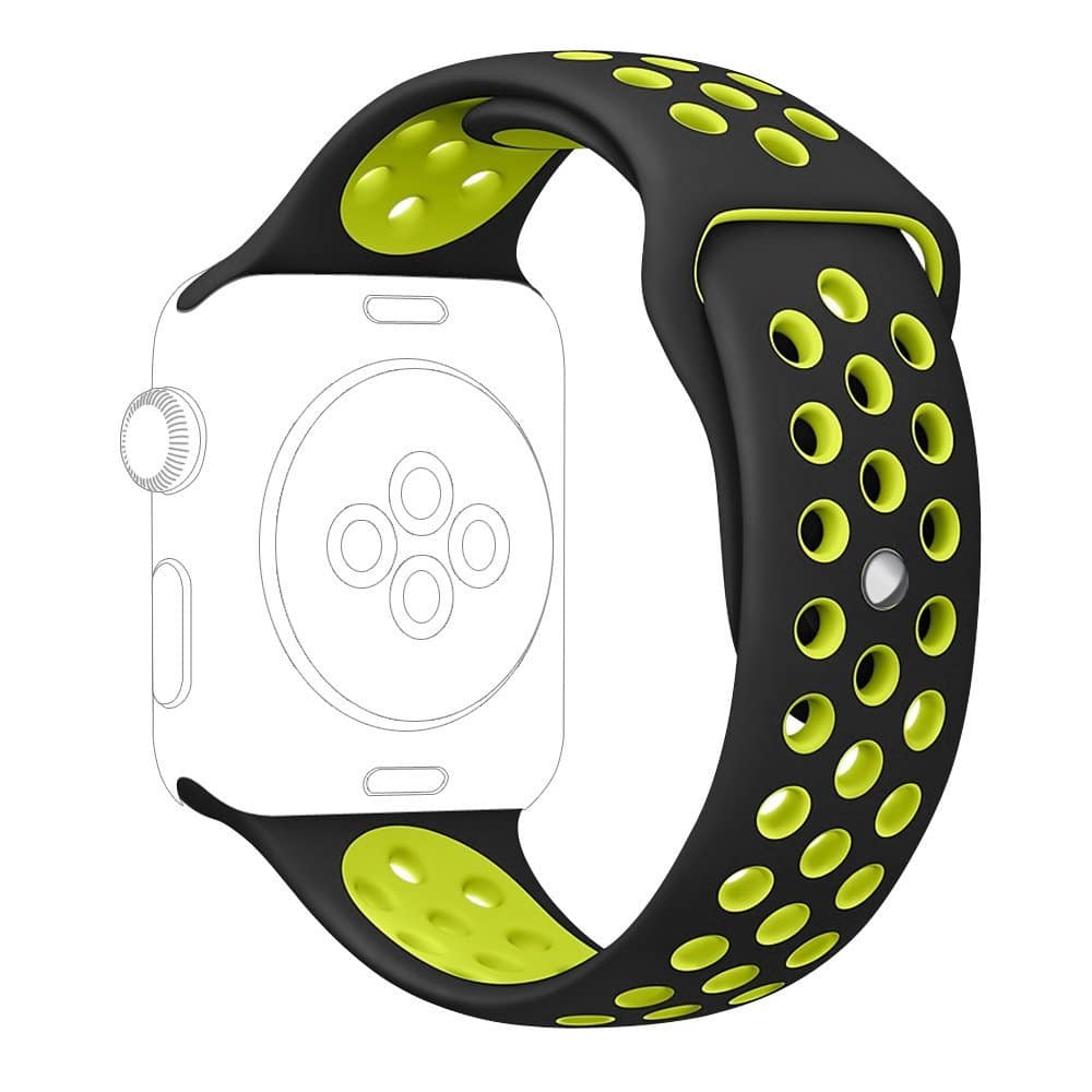Correas de Silicona para Apple Watch Nike [ Series 1 / 2 / 3 / 4 / 5 / 6 / 7 / SE ] [ 38, 40, 41, 42, 44 y 45mm ] - Miniatura 2