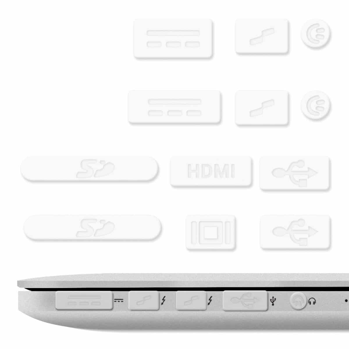 Cubre Puertos para MacBook [ Pro, Retina, Air, TouchBar, Nuevo Air ] M1 / M2 / M3 / M4 - Miniatura 3