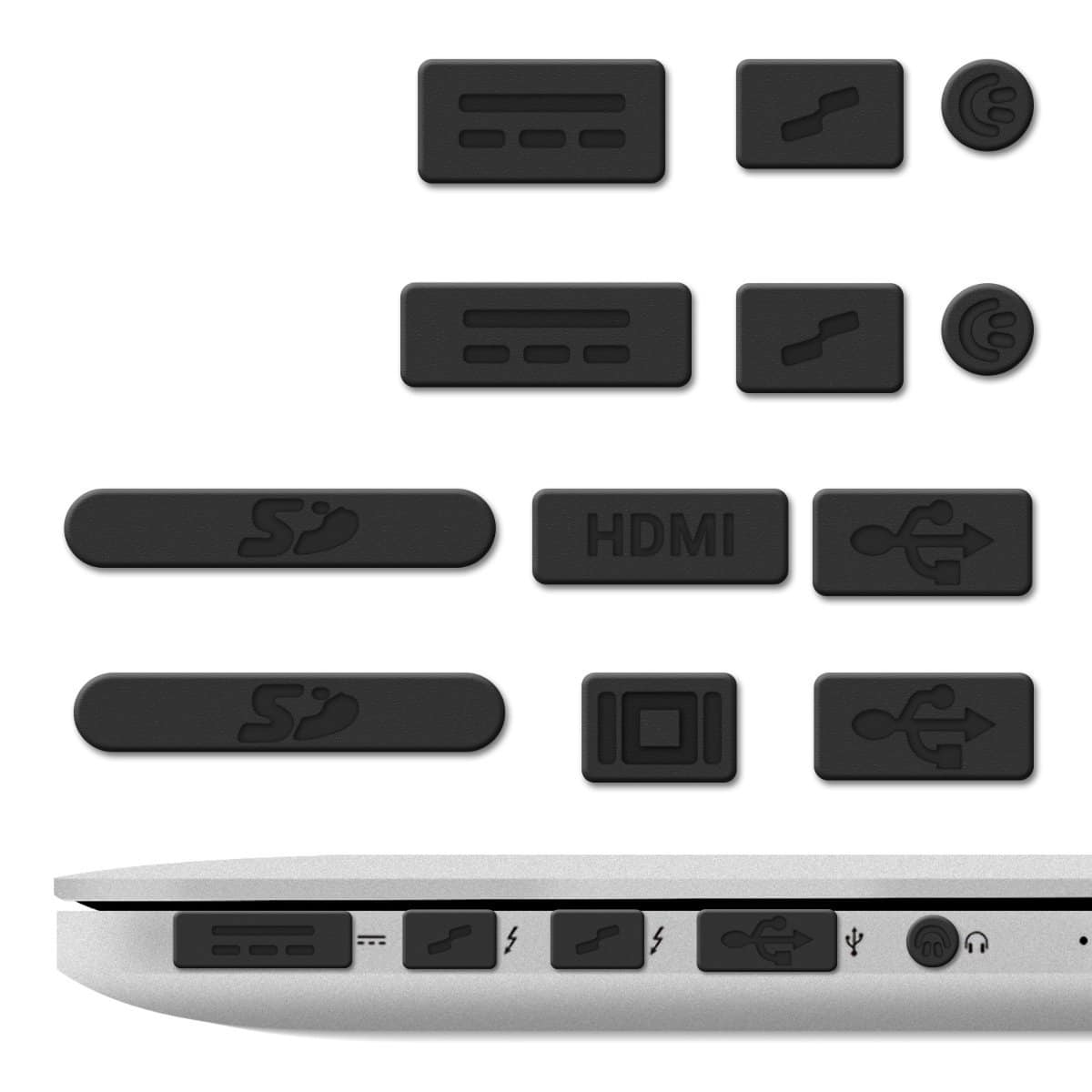 Cubre Puertos para MacBook [ Pro, Retina, Air, TouchBar, Nuevo Air ] M1 / M2 / M3 / M4 - Miniatura 7