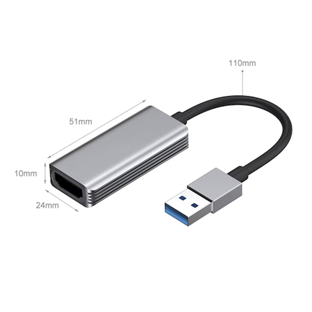 Tarjeta de Video externa USB-C y USB Normal para Conectar Pantallas Externas a un iMac - Vista 1