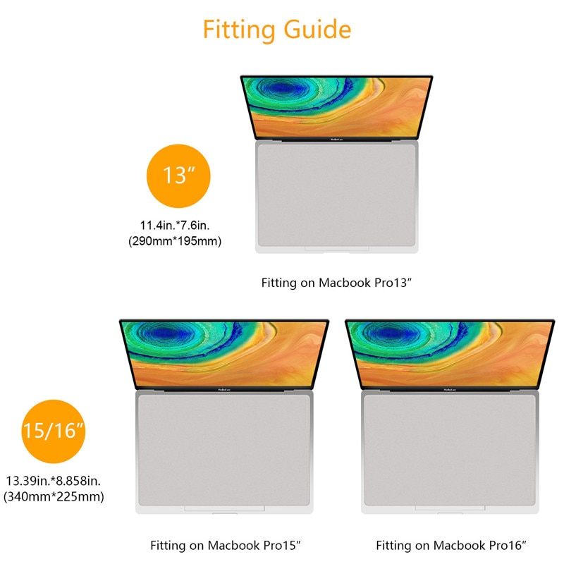Paño de fibra ultra fino ( Protección de teclado y Pantalla MacBook ) Para 13' / 14' / 15 / 16'  Pulgadas. - Miniatura 4