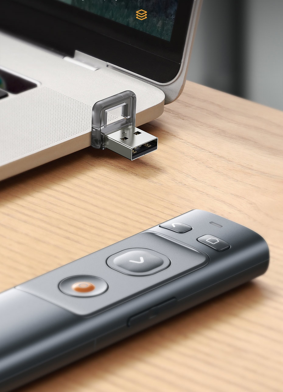 Presentador inalámbrico multifuncional compatible con MacBook dual [ USB - C + USB Normal ] - Miniatura 5