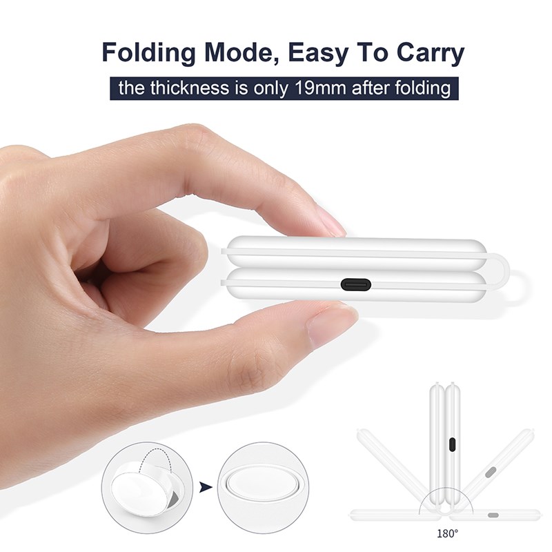 Cargador inalámbrico 2 en 1 para iPhone 16 / 15 / 14 / 13 / 12 con Magsafe + Apple Watch 1 al 9 y SE - Miniatura 4