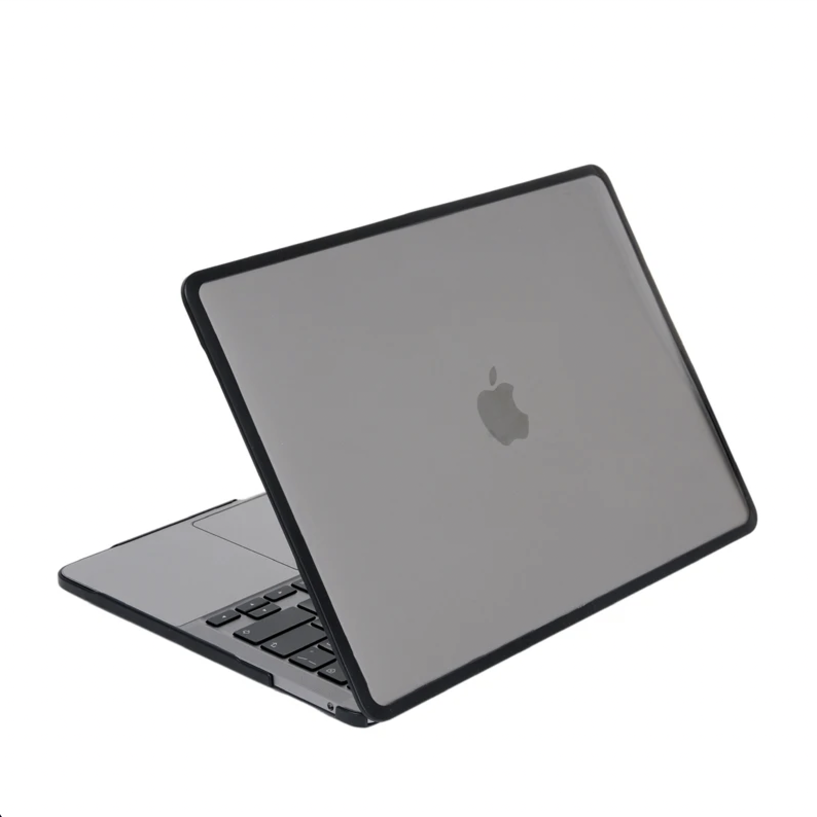 Carcasa Transparente de Silicona con Bordes de Goma para MacBook [ Transparente / Negro ] [ Pro / Air ] [ M1, M2, M3 y M4 ] [ 13' / 14' / 15' / 16' ] 2024 - Miniatura 2