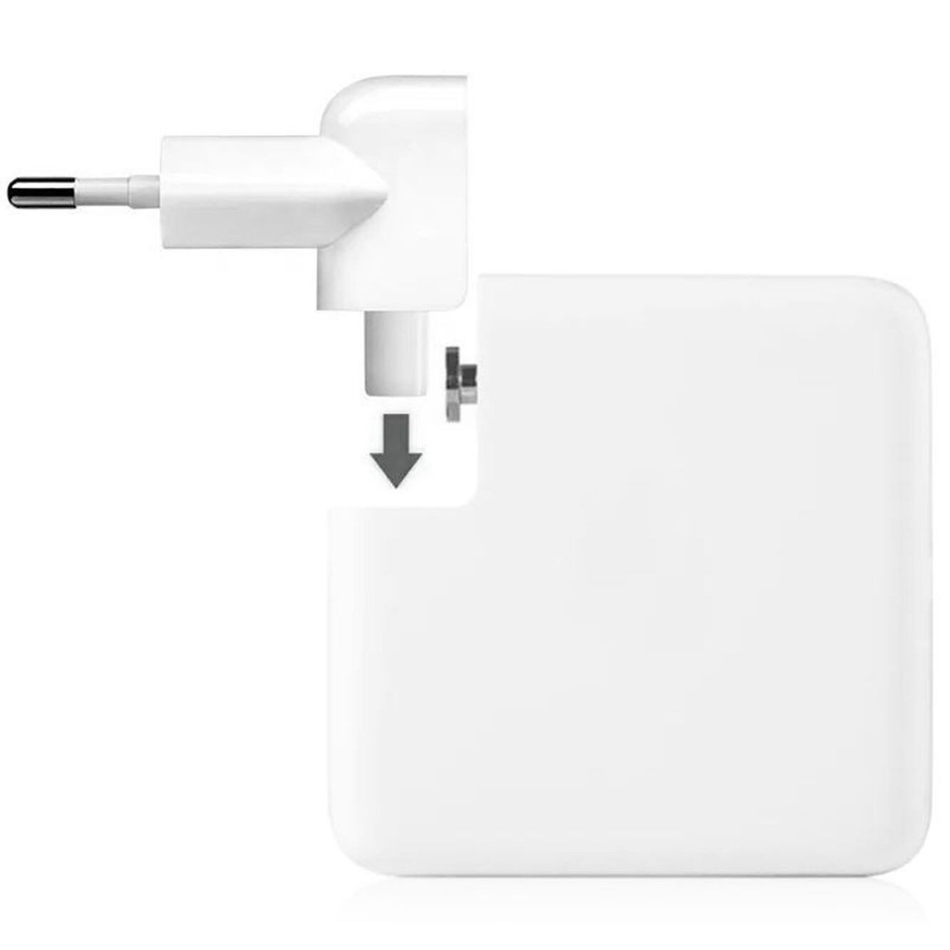 Cargador alternativo 61W USB-C Blanco para TouchBar 13' y Nuevo MacBook Pro 13' [ A2338 / A2289 / A2251 / A2159 / A1989 / A1706 / A1708 ] - Miniatura 3